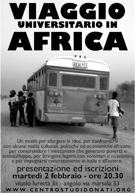 viaggio universitario in africa - 2010